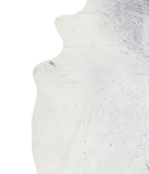 Salt and Pepper Black Cowhide Rug #A19124