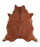Solid Brown Cowhide Rug #A19190