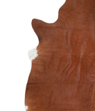 Solid Brown Cowhide Rug #A19190