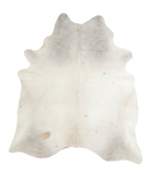 Grey with Beige Cowhide Rug #A19384