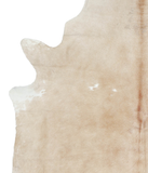 Beige and White Cowhide Rug #A19426