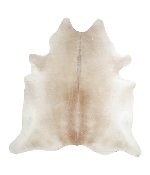 Beige Cowhide Rug #A19656