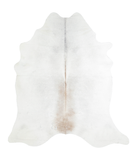 Grey with Beige Cowhide Rug #A19685