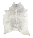 Salt and Pepper Black Cowhide Rug #A19740