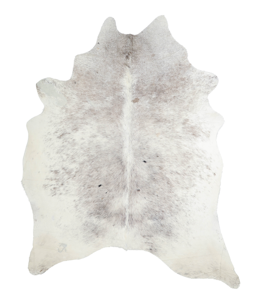 Salt and Pepper Black Cowhide Rug #A19740