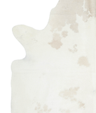 Beige and White Cowhide Rug #A20123