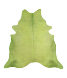 Dyed Lime Green Cowhide Rug #A20167