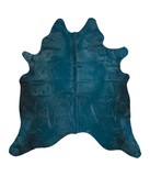 Dyed Emerald Green Cowhide Rug #A20197