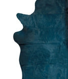Dyed Emerald Green Cowhide Rug #A20198