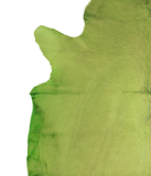 Dyed Lime Green Cowhide Rug #A20370