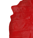 Dyed Dark Red Cowhide Rug #A20414