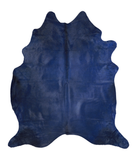 Dyed Navy Cowhide Rug #A20533