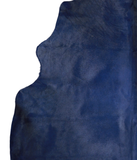 Dyed Navy Cowhide Rug #A20533