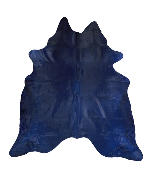 Dyed Navy Cowhide Rug #A20534