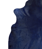 Dyed Navy Cowhide Rug #A20534