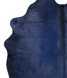 Dyed Navy Cowhide Rug #A20551
