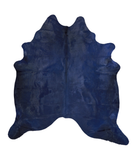 Dyed Navy Cowhide Rug #A20552