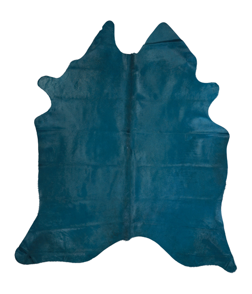 Dyed Emerald Green Cowhide Rug #A20559
