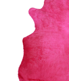 Dyed Pink Cowhide Rug #A20563