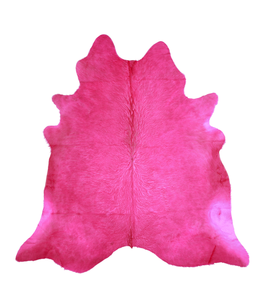Dyed Pink Cowhide Rug #A20565