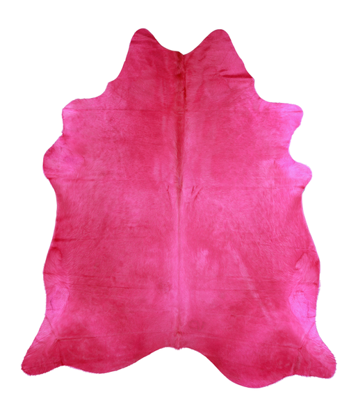 Dyed Pink Cowhide Rug #A20566
