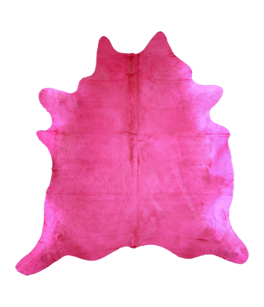 Dyed Pink Cowhide Rug #A20567