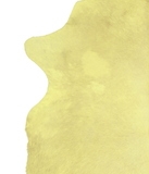 Dyed Yellow Cowhide Rug #A20569