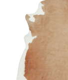 Beige and White Cowhide Rug #A20599