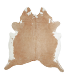Beige and White Cowhide Rug #A20601