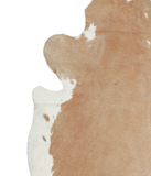 Beige and White Cowhide Rug #A20601