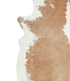 Beige and White Cowhide Rug #A20607