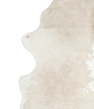 Beige and White Cowhide Rug #A20617