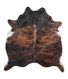 Dark Brindle Cowhide Rug #A20626
