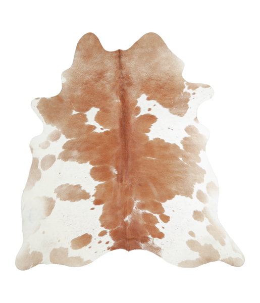 Brown and White Cowhide Rug #A20640