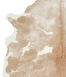 Beige and White Cowhide Rug #A20654