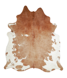 Beige and White Cowhide Rug #A20657