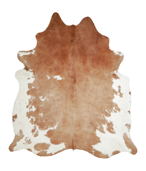 Beige and White Cowhide Rug #A20657