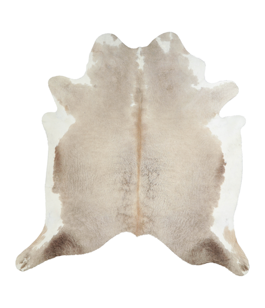 Grey With White Cowhide Rug #A20685