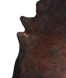 Dark Brindle Cowhide Rug #A20696