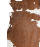 Brown and White Cowhide Rug #A20703