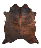 Dark Brindle Cowhide Rug #A20709