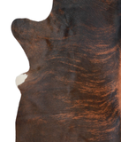 Dark Brindle Cowhide Rug #A20709