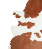 Brown and White Cowhide Rug #A20739