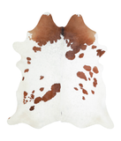 Brown and White Cowhide Rug #A20793