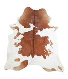 Brown and White Cowhide Rug #A20794