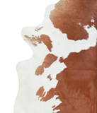 Brown and White Cowhide Rug #A20794