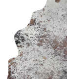 Salt and Pepper Brown Cowhide Rug #A20820
