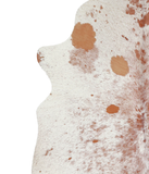 Salt and Pepper Brown Cowhide Rug #A20823