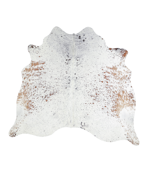 Salt and Pepper Brown Cowhide Rug #A20827