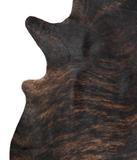 Dark Brindle Cowhide Rug #A20848